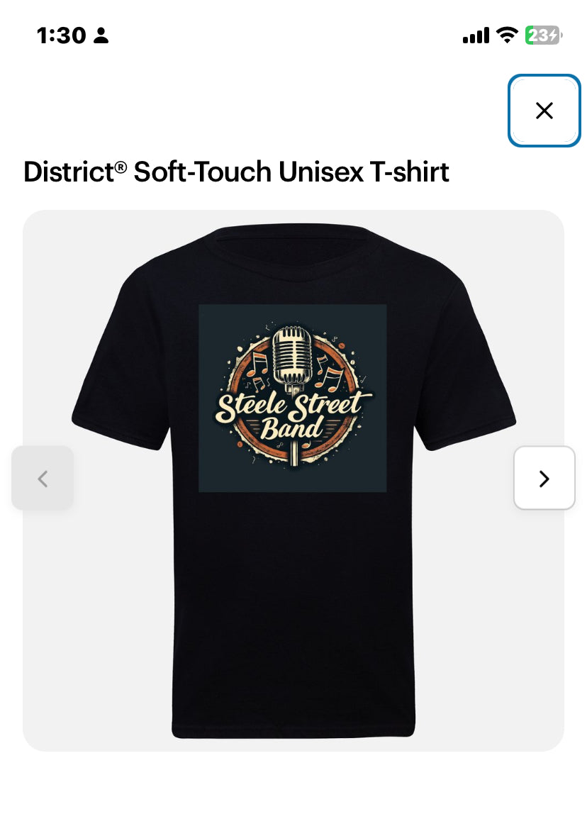 Steele Street Band Fan Tee Shirt